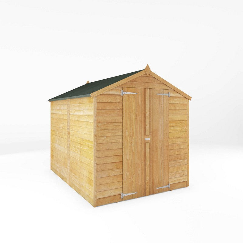 Mercia Mercia 7' 10" x 6' 2" Apex Shed - Budget 8mm Cladding Overlap