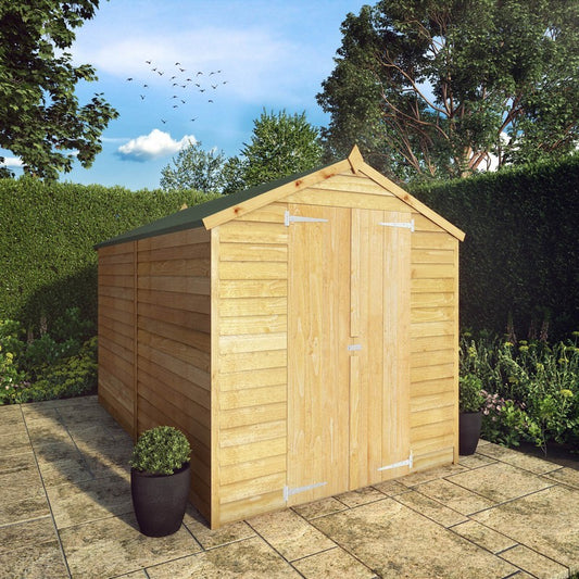 Mercia Mercia 9' 11" x 6' 2" Apex Shed - Budget 8mm Cladding Overlap