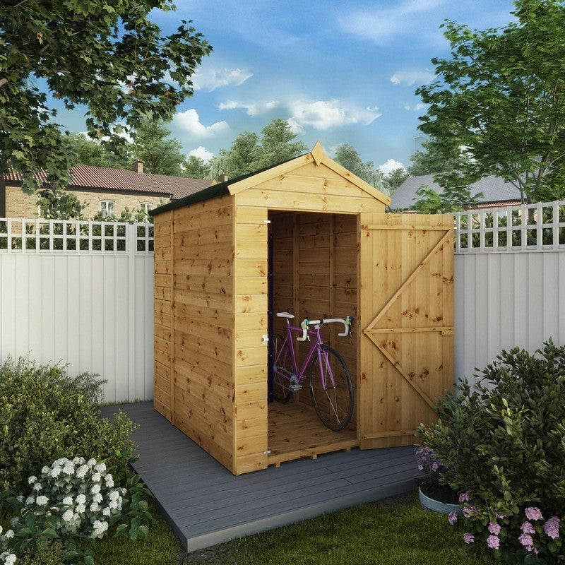 Mercia Mercia 3' 10" x 5' 8" Apex Shed - Premium Dip Treated Shiplap