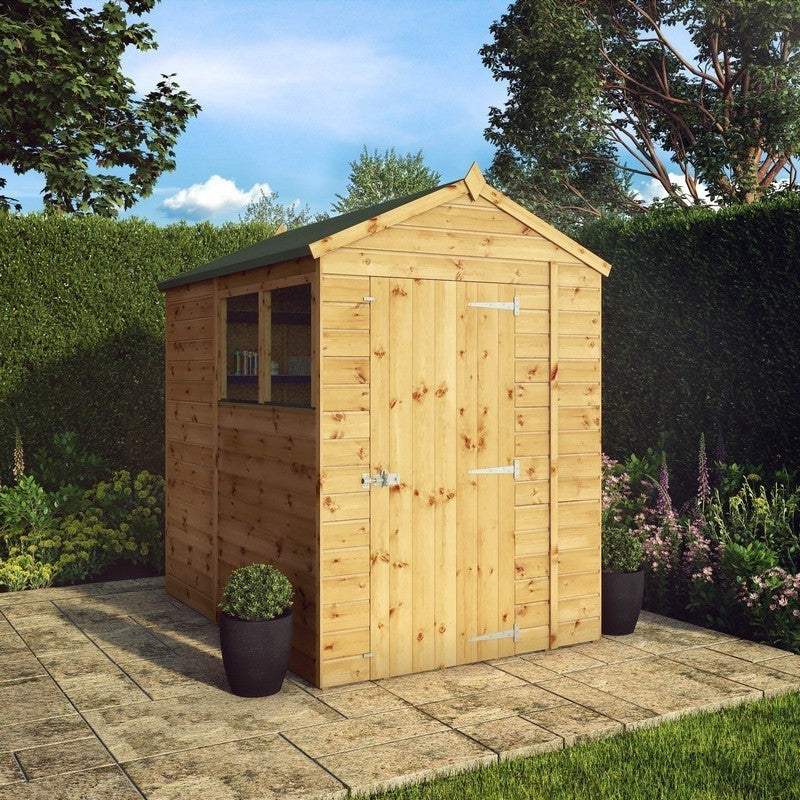 Mercia Mercia 4' 9" x 6' 9" Apex Shed - Premium Dip Treated Shiplap