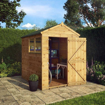 Mercia Mercia 4' 9" x 6' 9" Apex Shed - Premium Dip Treated Shiplap