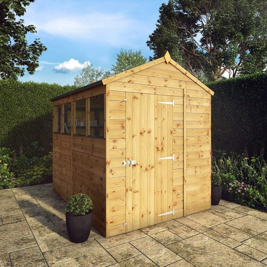 Mercia Mercia 5' 8" x 7' 8" Apex Shed - Premium Pressure Treated Shiplap