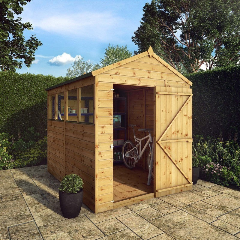 Mercia Mercia 5' 8" x 7' 8" Apex Shed - Premium Pressure Treated Shiplap