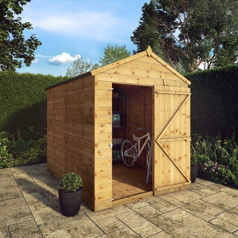 Mercia Mercia 5' 8" x 7' 8" Apex Shed - Premium Pressure Treated Shiplap