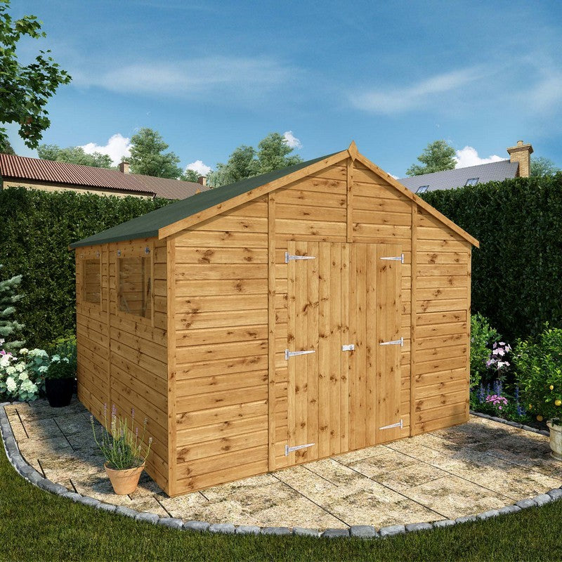 Mercia Mercia Premier 10' x 9' 9" Apex Workshop - Premium Pressure Treated Shiplap