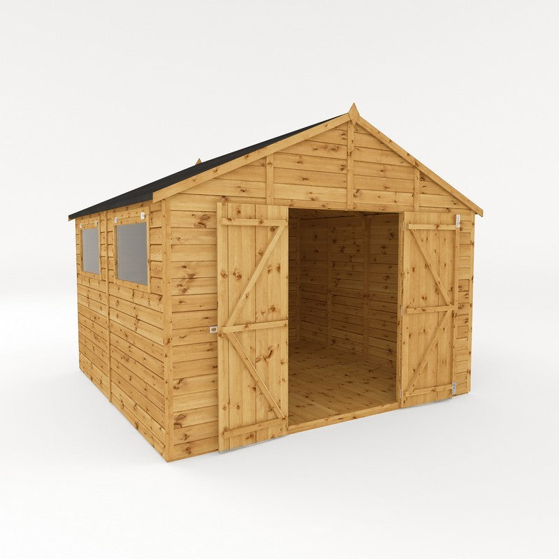 Mercia Mercia Premier 10' x 9' 9" Apex Workshop - Premium Pressure Treated Shiplap