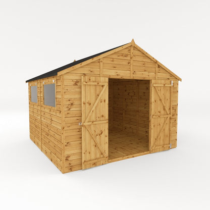 Mercia Mercia Premier 10' x 9' 9" Apex Workshop - Premium Pressure Treated Shiplap