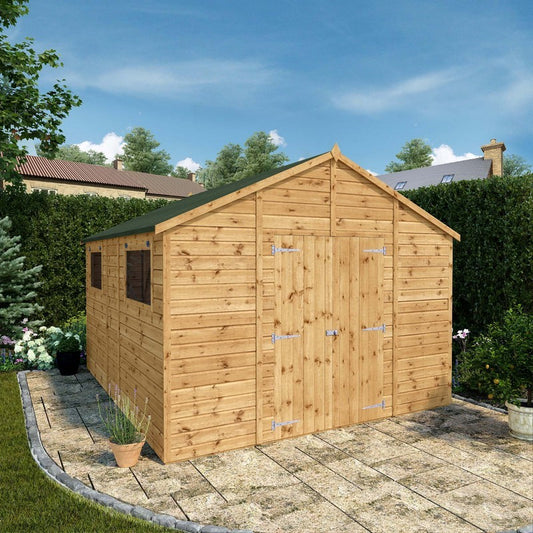 Mercia Mercia Premier 11' 8" x 10' Apex Workshop - Premium Pressure Treated Shiplap