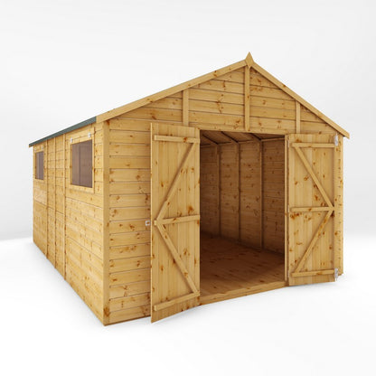 Mercia Mercia Premier 13' 8" x 10' Apex Workshop - Premium Dip Treated Shiplap