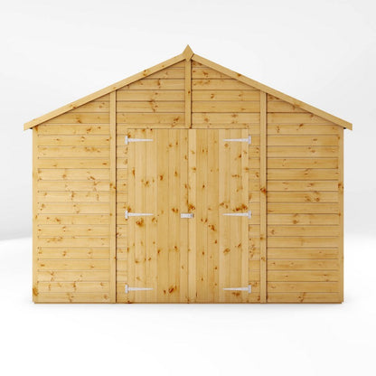 Mercia Mercia Premier 10' x 14' 7" Apex Workshop - Premium Dip Treated Shiplap