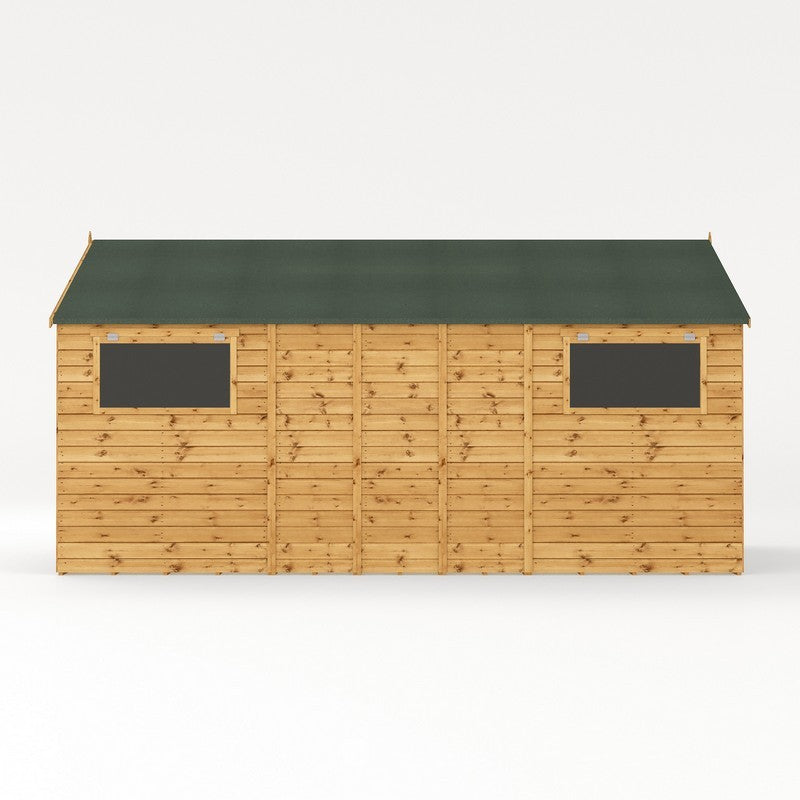 Mercia Mercia Premier 10' x 15' 7" Apex Workshop - Premium Pressure Treated Shiplap