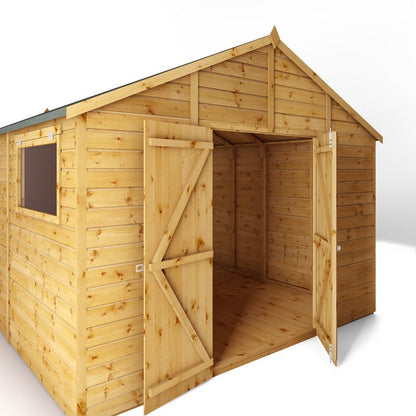 Mercia Mercia Premier 10' x 17' 7" Apex Workshop - Premium Dip Treated Shiplap