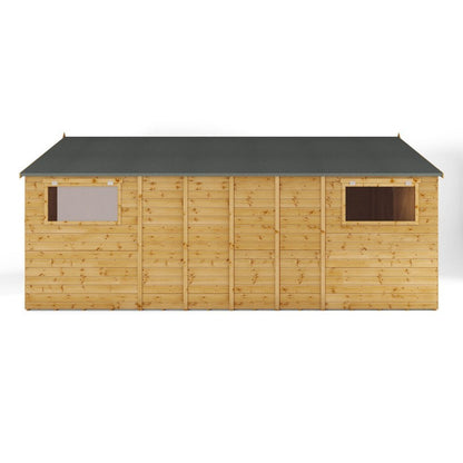 Mercia Mercia Premier 10' x 17' 7" Apex Workshop - Premium Dip Treated Shiplap