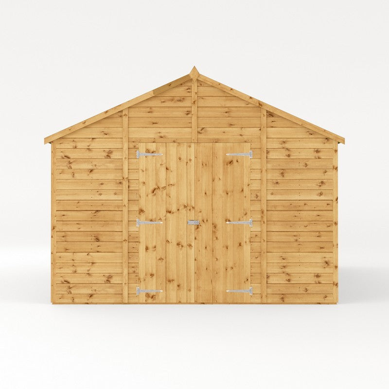 Mercia Mercia Premier 9' 8" x 19' 6" Apex Workshop - Premium Pressure Treated Shiplap