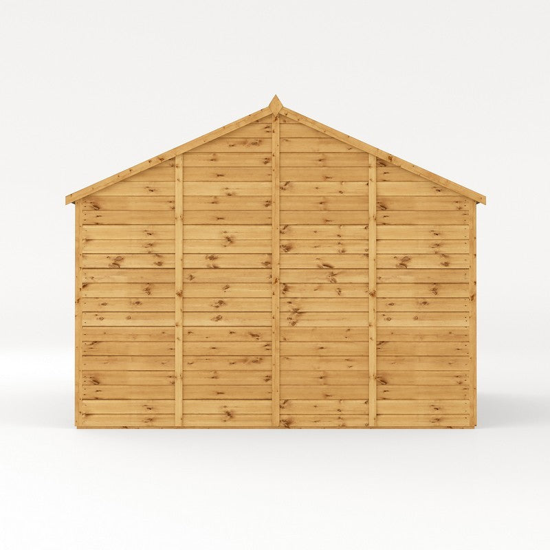 Mercia Mercia Premier 11' 8" x 10' Reverse Apex Workshop - Premium Pressure Treated Shiplap