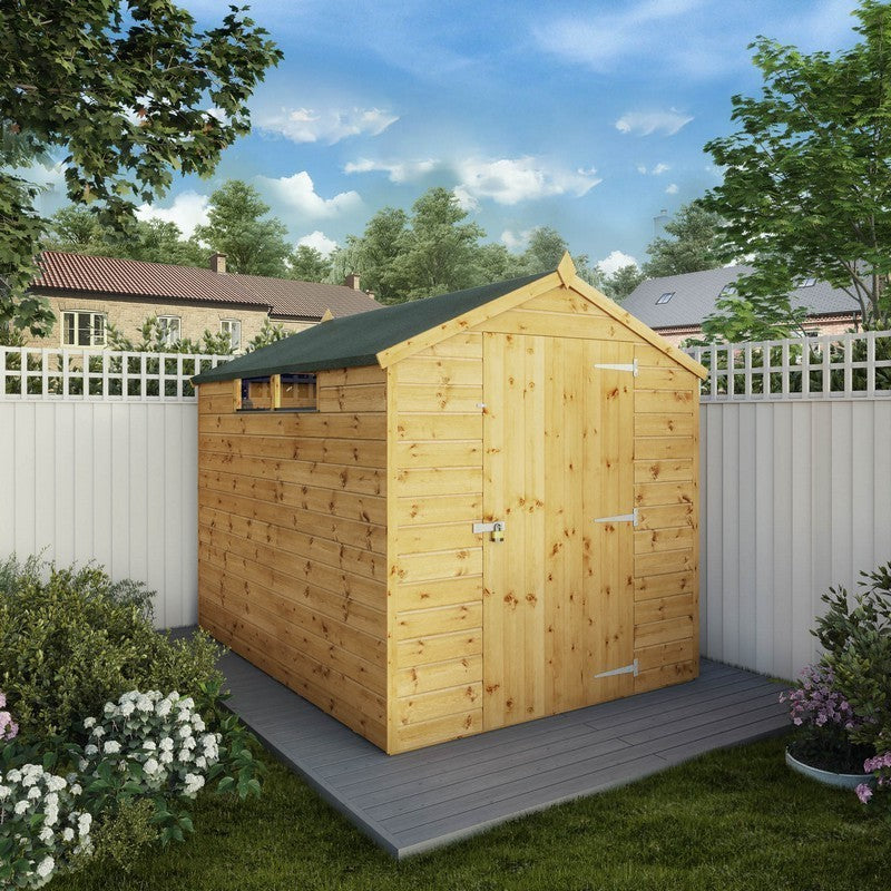 Mercia Mercia 5' 8" x 7' 8" Apex Shed - Premium Pressure Treated Shiplap