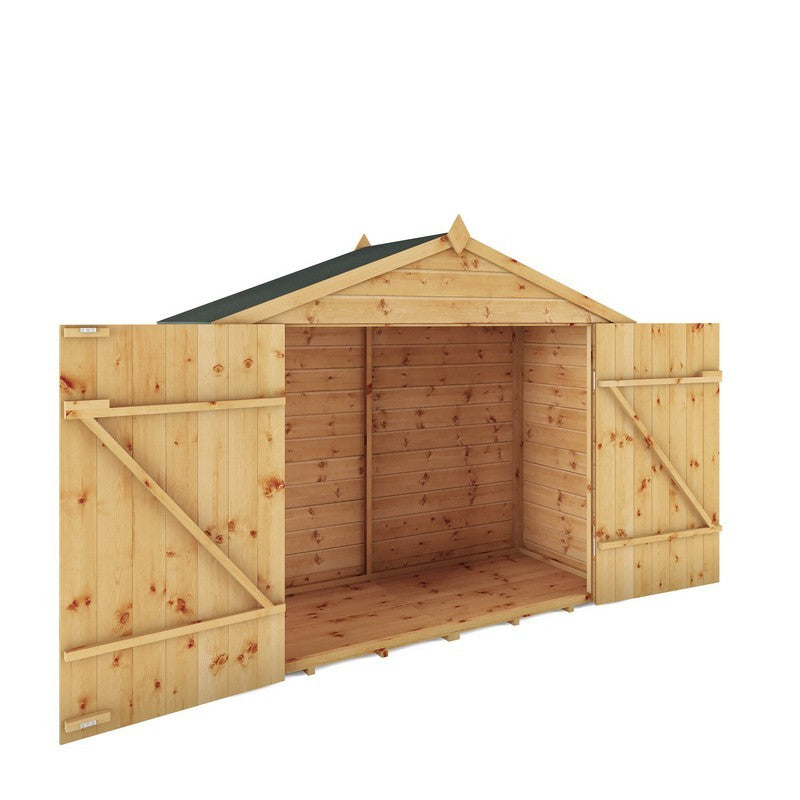 Mercia Mercia 6' 5" x 2' 7" Pent Bike Store - Premium Dip Treated Shiplap