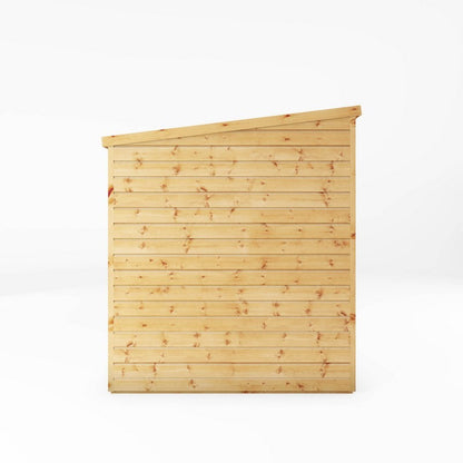 Essentials Mercia 7' 8" x 5' 8" Pent Shed - Premium Dip Treated Shiplap