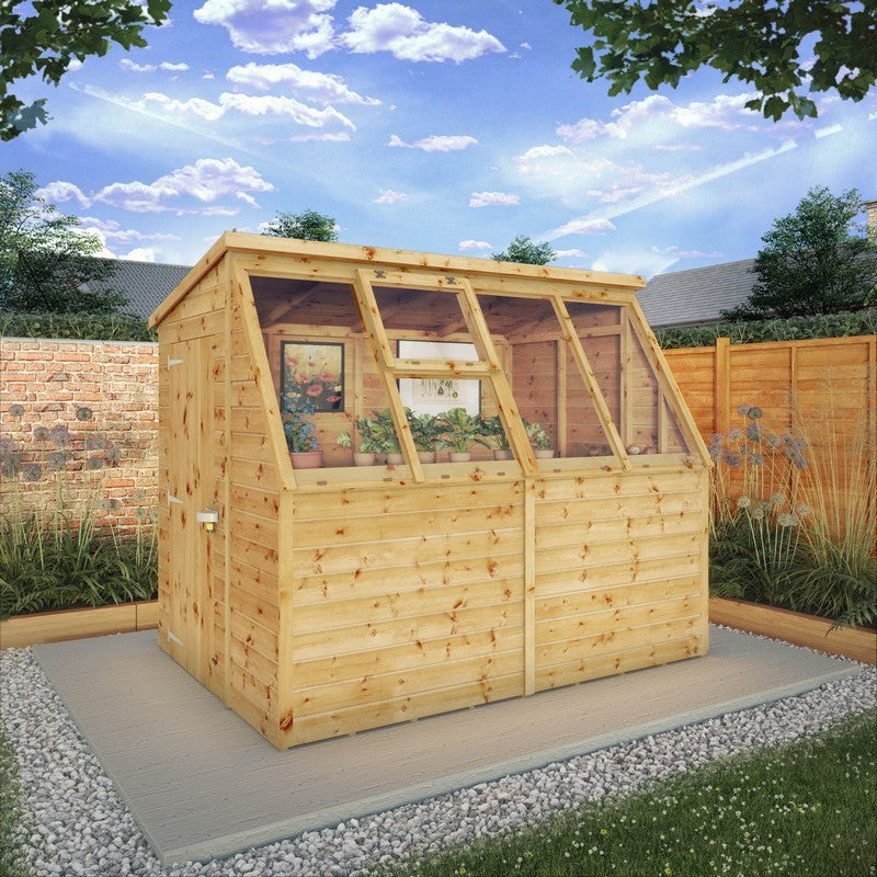 Mercia Mercia 8' 2" x 6' 5" Pent Potting Shed - Classic 12mm Cladding Shiplap