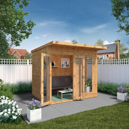 Mercia Mercia Maine 0' x 7' 7" Pent Summerhouse - Premium Dip Treated Shiplap