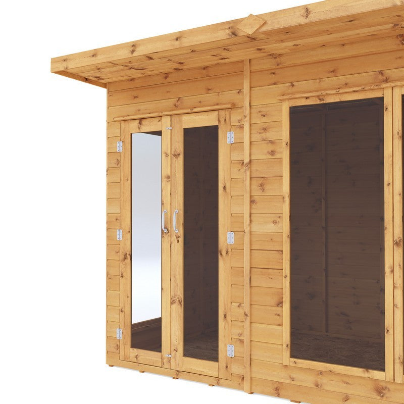 Mercia Mercia Maine 10' 1" x 7' 7" Pent Summerhouse - Premium Dip Treated Shiplap