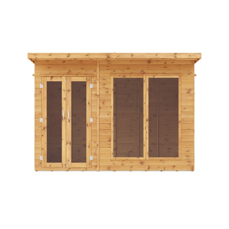 Mercia Mercia Maine 10' 1" x 7' 7" Pent Summerhouse - Premium Dip Treated Shiplap