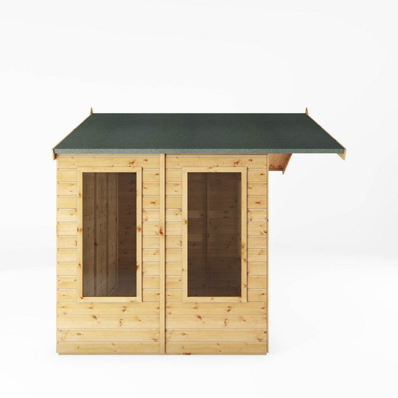 Mercia Mercia Sussex 8' x 8' 2" Apex Summerhouse - Classic 12mm Cladding Tongue & Groove