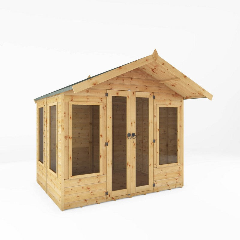 Mercia Mercia Sussex 8' x 8' 2" Apex Summerhouse - Classic 12mm Cladding Tongue & Groove