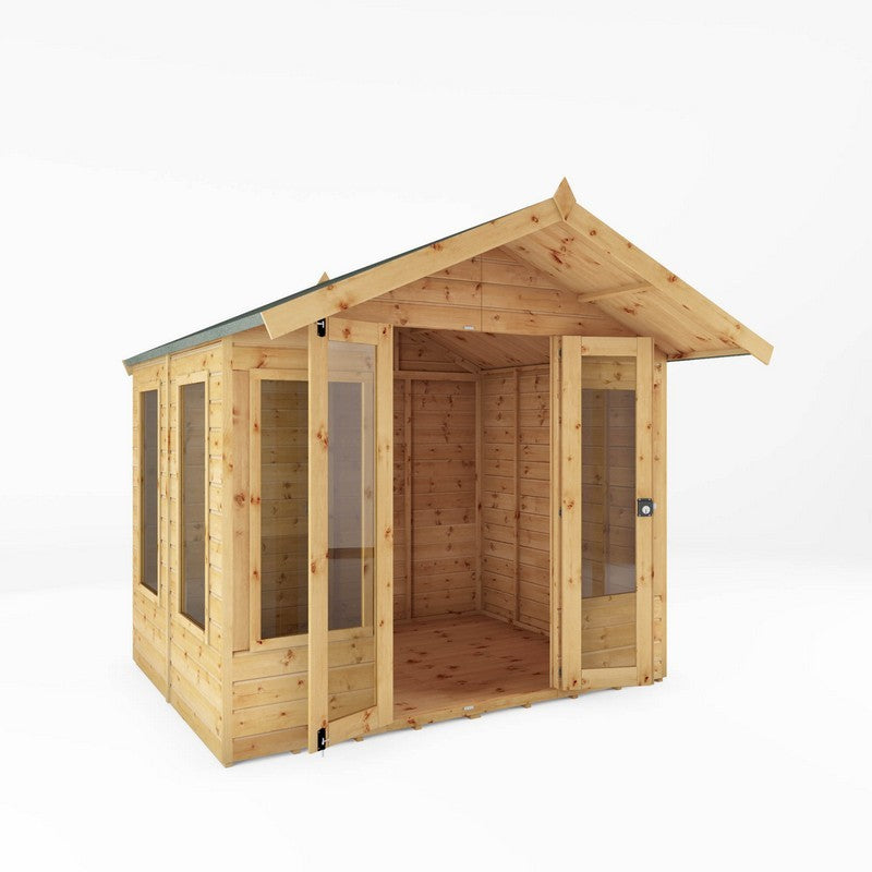 Mercia Mercia Sussex 8' x 8' 2" Apex Summerhouse - Classic 12mm Cladding Tongue & Groove