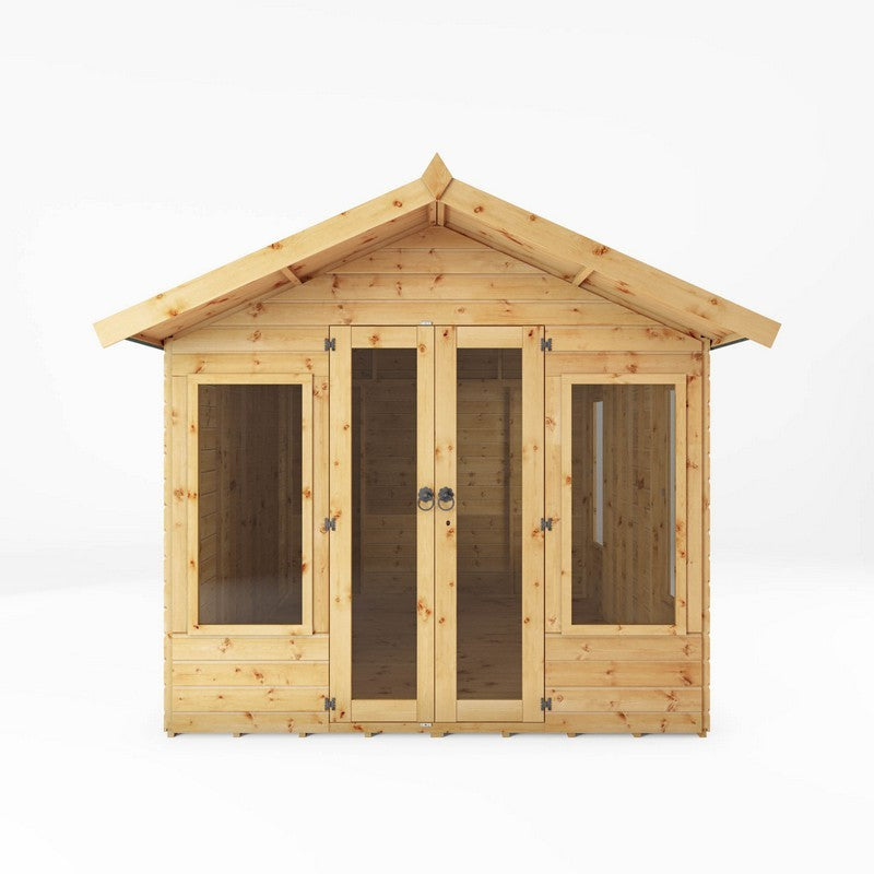 Mercia Mercia Sussex 8' 2" x 11' 10" Apex Summerhouse - Premium Dip Treated Shiplap