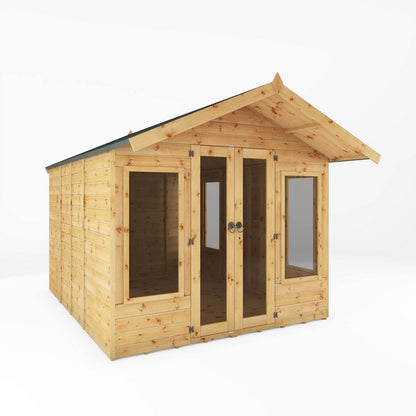 Mercia Mercia Sussex 8' 2" x 11' 10" Apex Summerhouse - Premium Dip Treated Shiplap