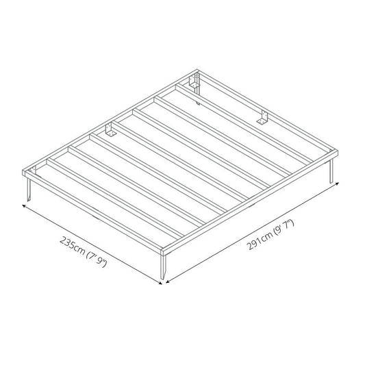 Essentials Mercia 3' 7" x 3' 10" Building Base - Premium Pressure Treated