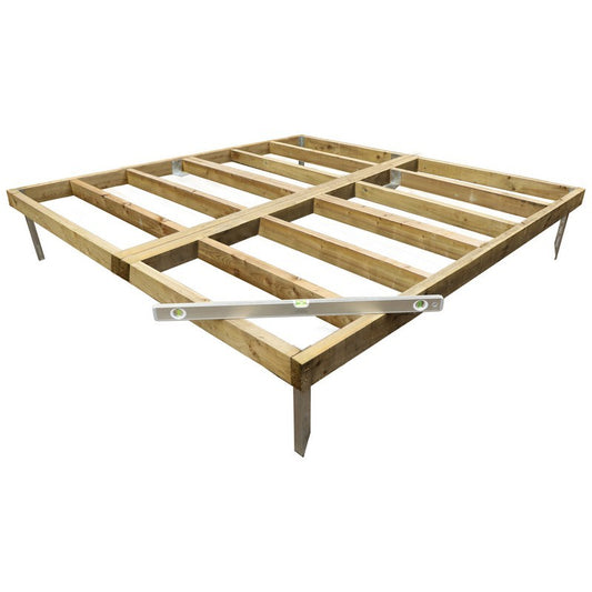 Essentials Mercia 7' 8" x 7' 8" Building Base - Premium Pressure Treated