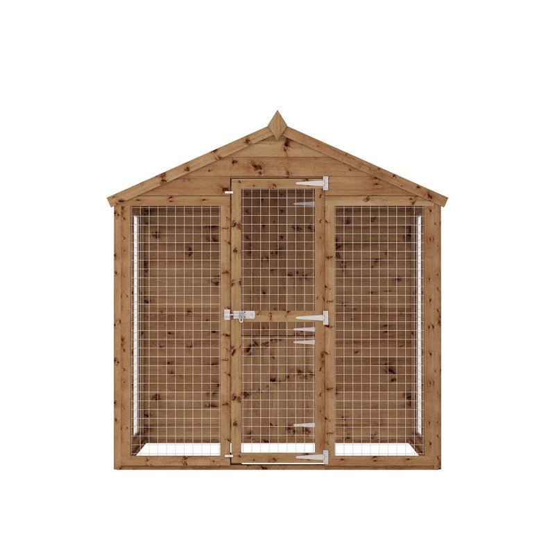 Essentials Mercia Staffordshire 6' 5" x 7' 11" Dog Kennel - Premium Pressure Treated Shiplap