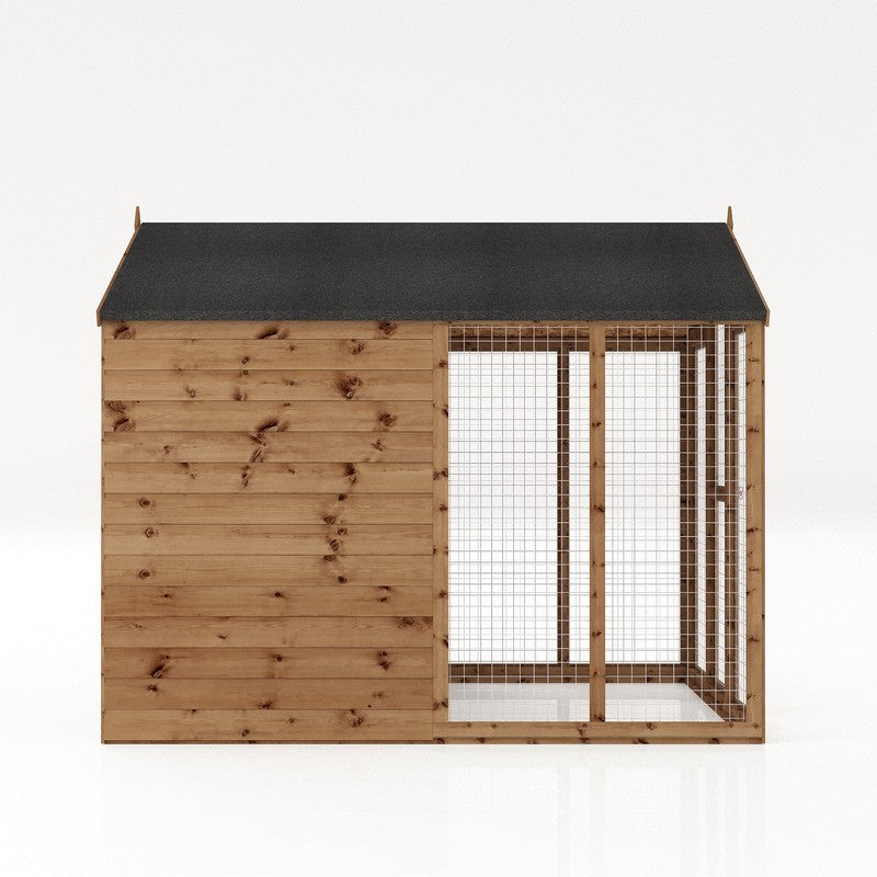 Essentials Mercia Staffordshire 6' 5" x 7' 11" Dog Kennel - Premium Pressure Treated Shiplap