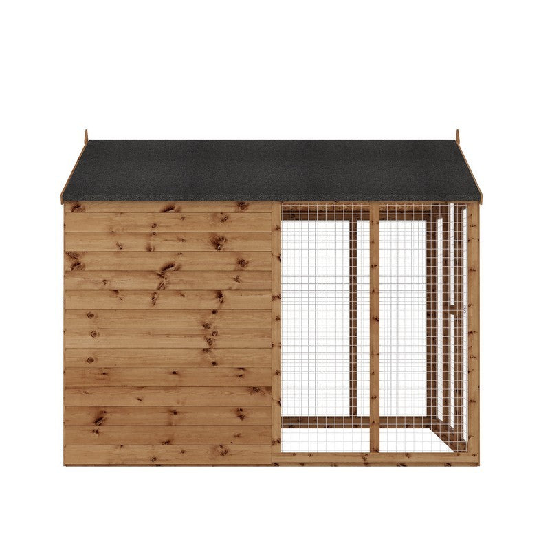 Essentials Mercia Staffordshire 6' 5" x 7' 11" Dog Kennel - Premium Pressure Treated Shiplap