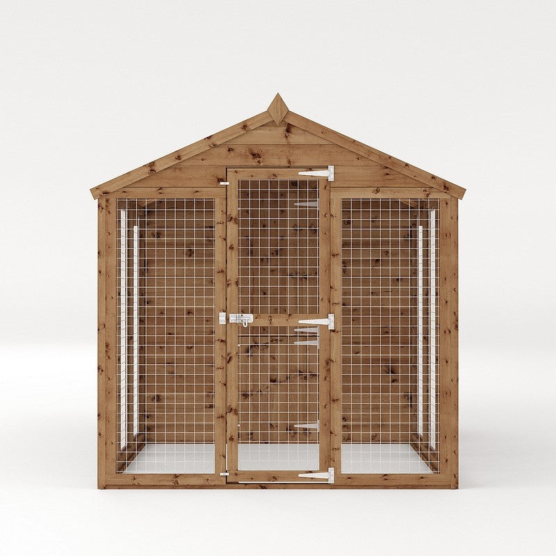 Mercia Mercia Staffordshire 6' 5" x 10' Dog Kennel - Premium Pressure Treated Shiplap