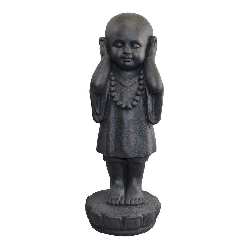 Scarthingwell See No Evil, Hear No Evil Monks Statue Polyresin with Stone Pattern - 55cm