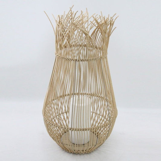 Callow Rattan Lantern Garden Solar Light by Callow