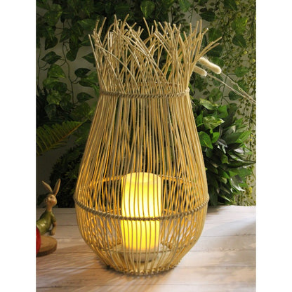 Callow Rattan Lantern Garden Solar Light by Callow