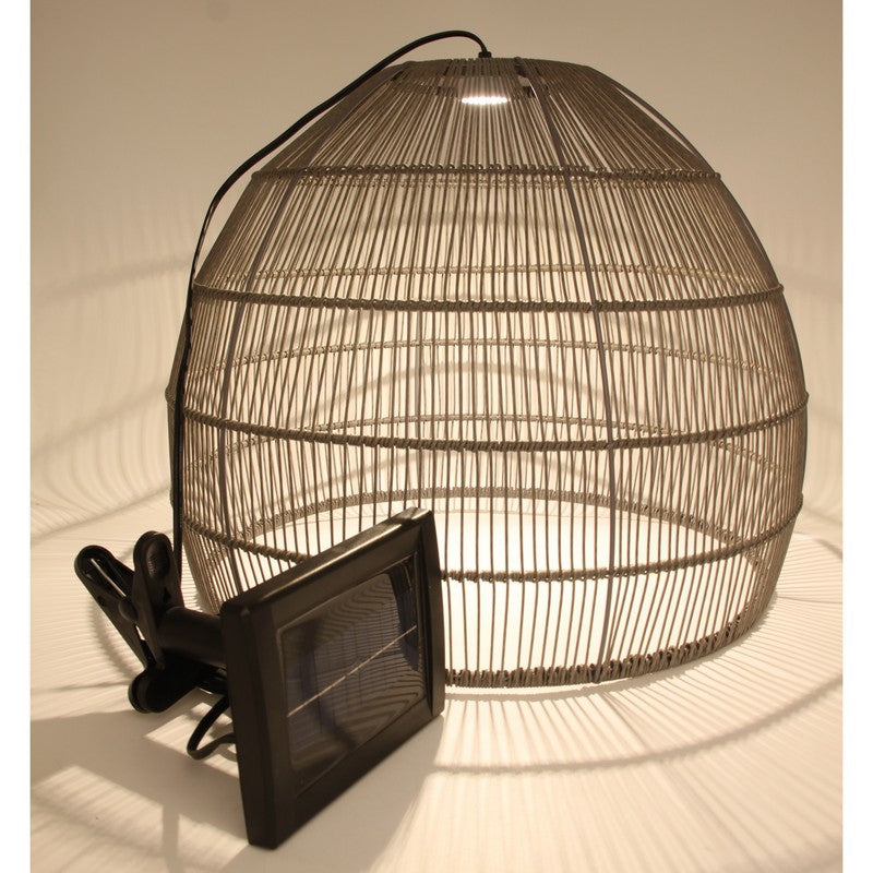 Callow Rattan Pendant Garden Solar Light by Callow