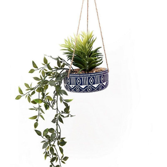 Scarthingwell Artificial Plant Green Hanging - 22cm