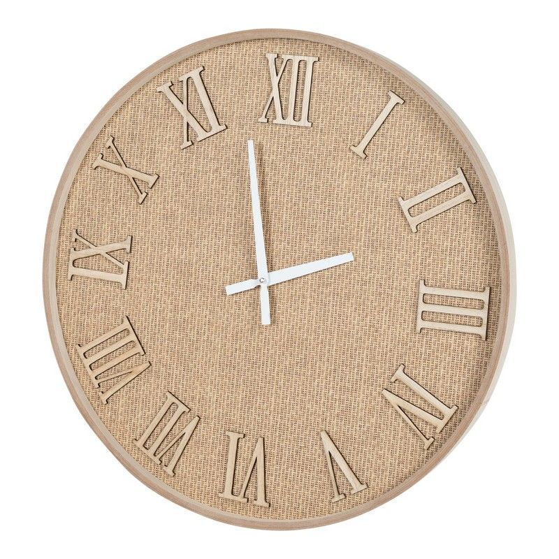 Scarthingwell Clock Hessian Wall Mounted - 50cm