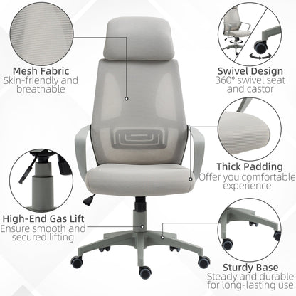 Vinsetto Ergonomic Office Chair w/ Wheel