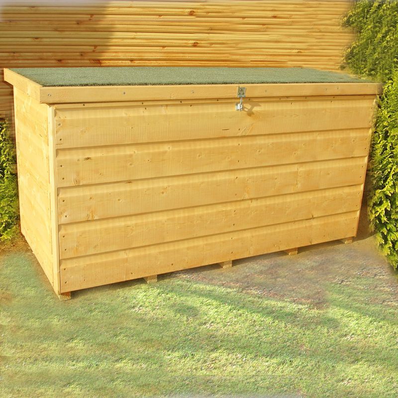 Shire Shire Sherringham 4' 3" x 1' 11" Flat Garden Store - Premium Dip Treated Shiplap