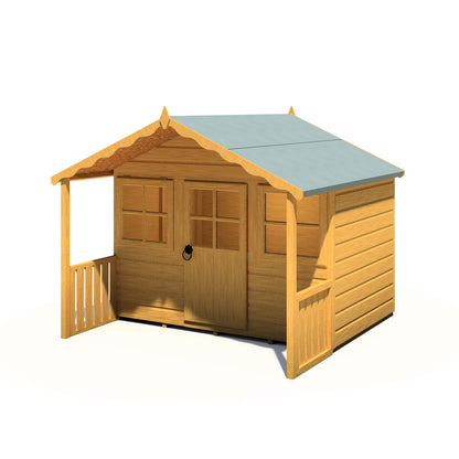 Shire Stork 6' 5" x 5' 6" Apex Children's Playhouse - Premium Dip Treated Shiplap