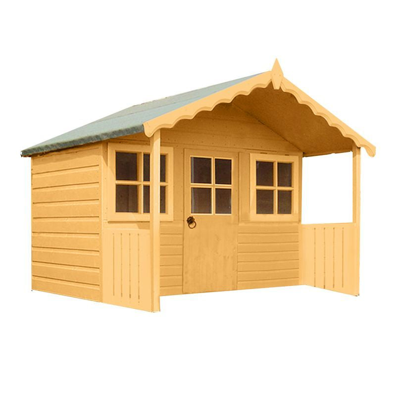 Shire Shire Stork 6' 5" x 5' 6" Apex Children's Playhouse - Premium Dip Treated Shiplap