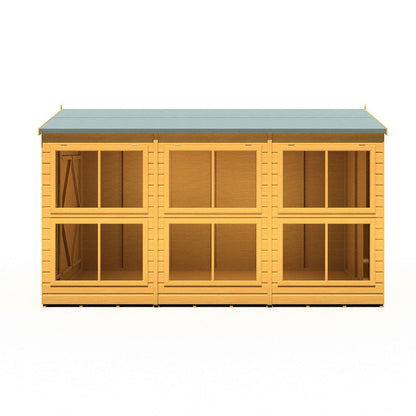 Shire Sun Hut 11' 8" x 6' 1" Apex Potting Shed - Premium Coated Shiplap