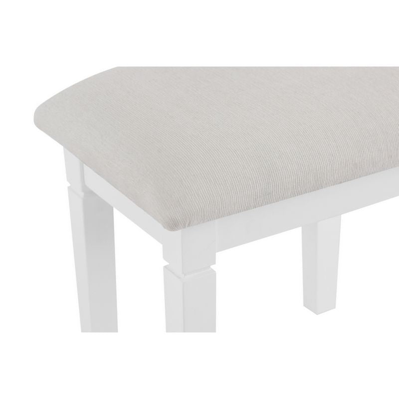 Anglian Furniture Swafield Dressing Stool White & Pine