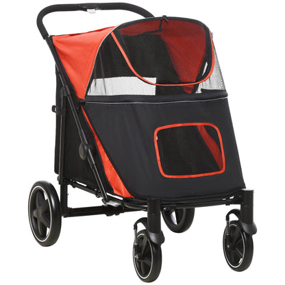 PawHut One-Click Foldable Pet Stroller